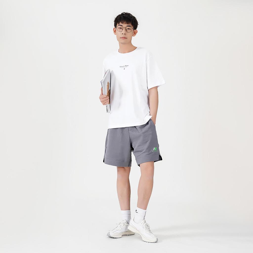 New Balance Nice Rice Casual Shorts Men's Gray Moderate (Unisex) Casual Shorts AMS22383 SYA