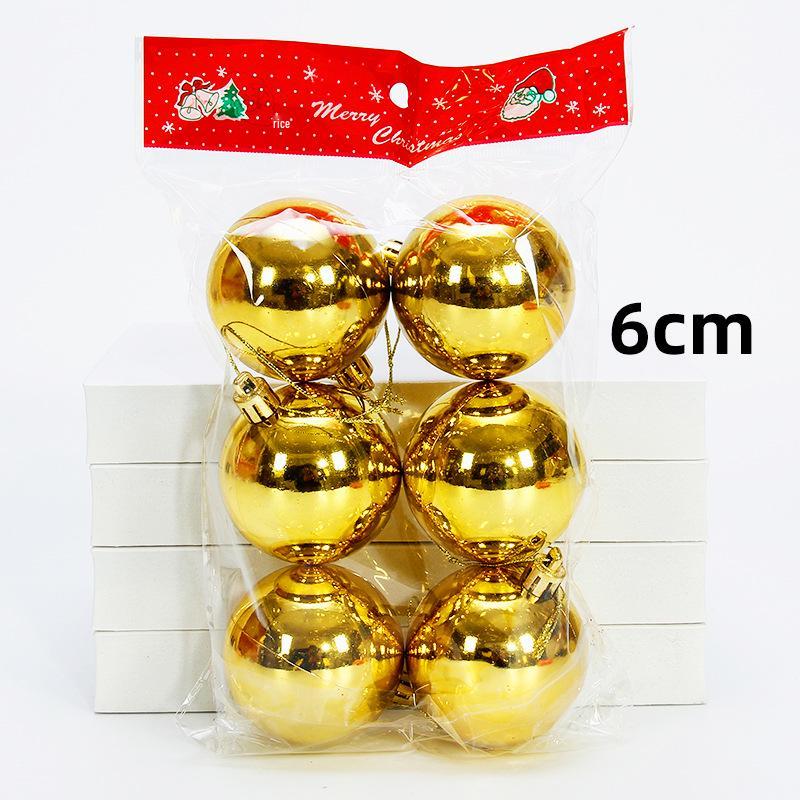 Large and Small Shiny Christmas Ball Tree Decorations
