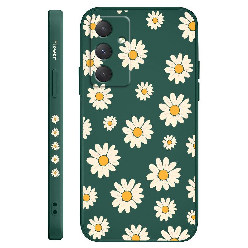 Corrugated Daisy Phone Case For Samsung A55 A35 A25 A15 A56 A36 A26 A17 A16 A07 A06 A05 A05S A54 A34 A24 A14 A04 A04S A04E 4G 5G
