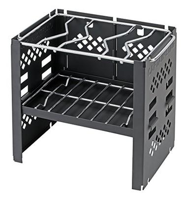 [Amazon.co.jp Exklusivt] Captain Stag (KAPTEN STAG) Grillspis/Bålställ, 2-i-1, Hopfällbar Kamado Smart Grill, B6 Typ, med Väska, 3 Justerbara Nivåer