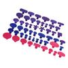52Pcs Car Auto Body Dents Removal Pulling Tabs Paintless Dent Repair Tools