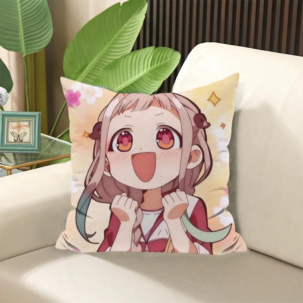 Hanako-kun Pillow Cover Throw Pillows Decorative Cushions for Sofa Pillowcase Fall Decor Cushion Covers X Body Anime