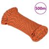 Vidaxl Segelknoten, Orange, 3 mm, 500 m, Polypropylen