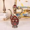 Weinset Metall Europäischer Luxus Imitation antik kleines Rosenweinset Festivalornamente Hochzeitsweinset