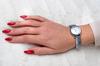 Montre Homme et Femme Confortable, Étendue, Sur un Bracelet Élastique, Bracelet Doré, Senior