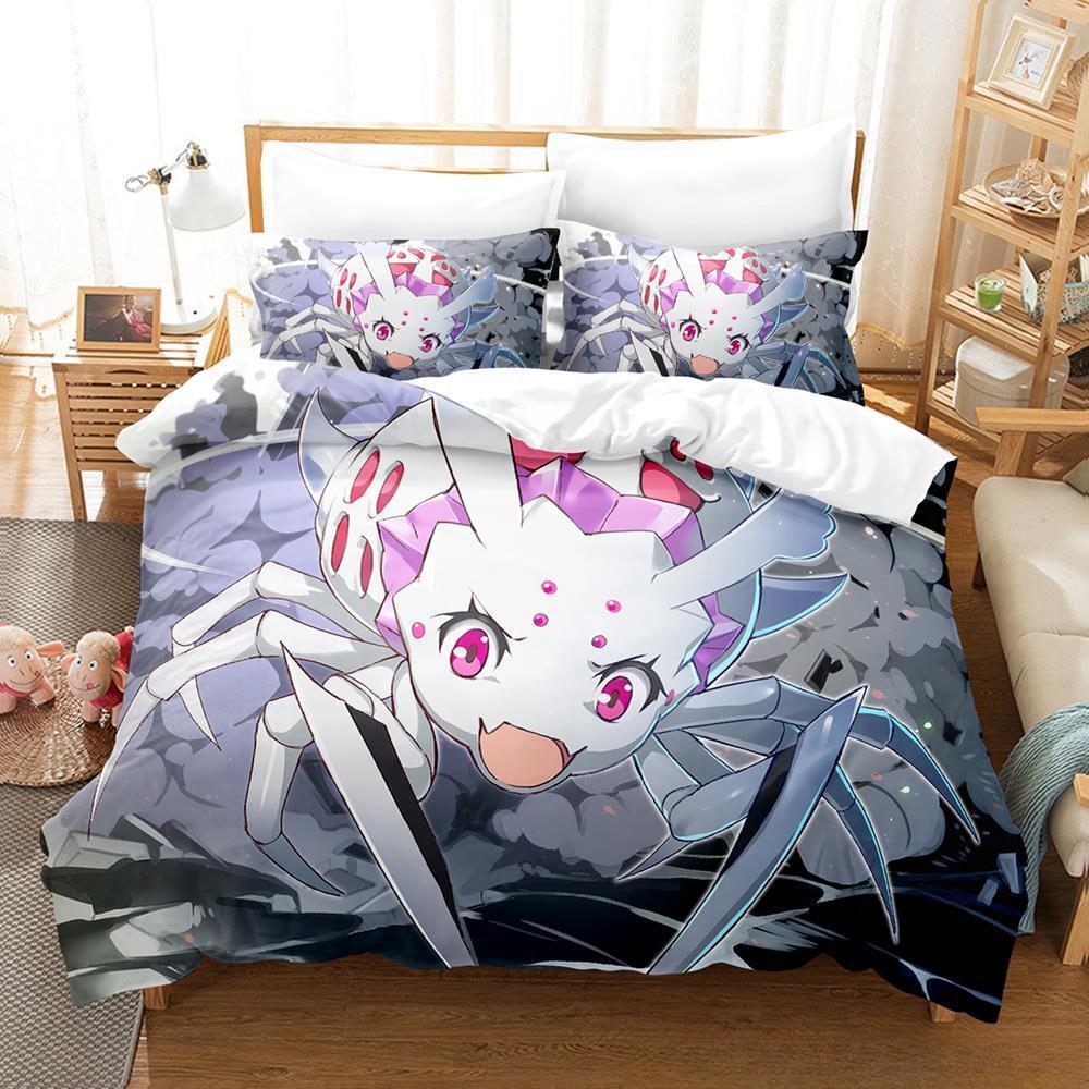 3d Print Anime So I'm a Spider, So What? Bedding Set Single Twin Full Queen King Size Bed Set Adult Kid Bedroom Duvet cover Sets