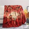 FCB Print FlAannel Blanket, High quality Comfortable for All Seasons, Home Decor, Warmth and Comfort