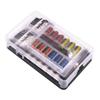 Car Boat Fuse Box Holder with 12 Ways Blade Fuse Holder Block & Warning Indicator 12V 32V Power Distribution Panel Board