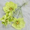 11pcs Gesang Flower Single Branch 1 Fork Queen Cosmos Imitation Fake Flower Silk Flower Living Room Arrangement Wedding Decor