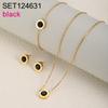 Round Crystal Stainless Steel Bracelet Coloful Moissanite Bracelet  for Gifts