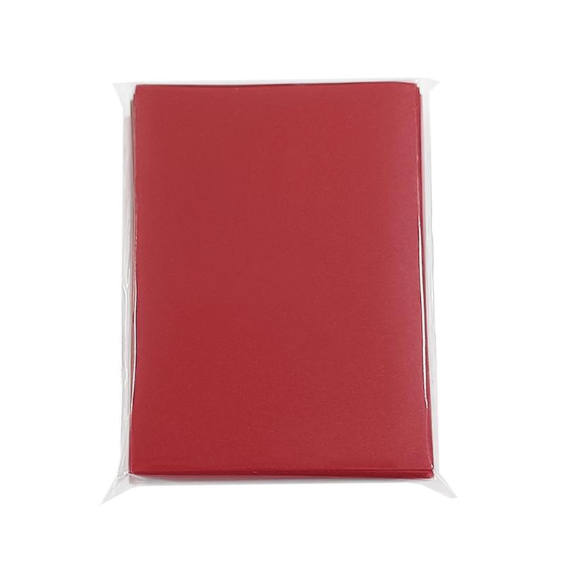 50PCS 66x91mm Matte Colorful Standard Size Card Sleeves TCG Trading Cards Protector Tarot Shield Board Games Magical Cover PKM