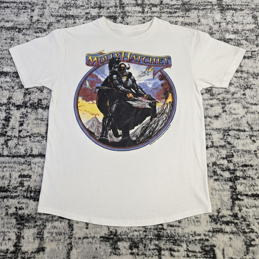 Molly Hatchet The Deed Is Done 1985-86 T-shirt All Size S to 5XL NZ777 XL