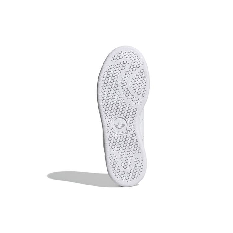 adidas Originals STAN SMITH Low Top Kids' Skateboarding Shoes Pink Floral Tail Teenagers FV7405