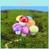 Colorful Foam Mushrooms Miniatures Perfect For Enchanting Garden Dcor