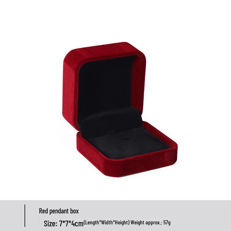 Velvet Jewelry Box for Rings, Necklaces, Earrings, Pendants, and Bracelets