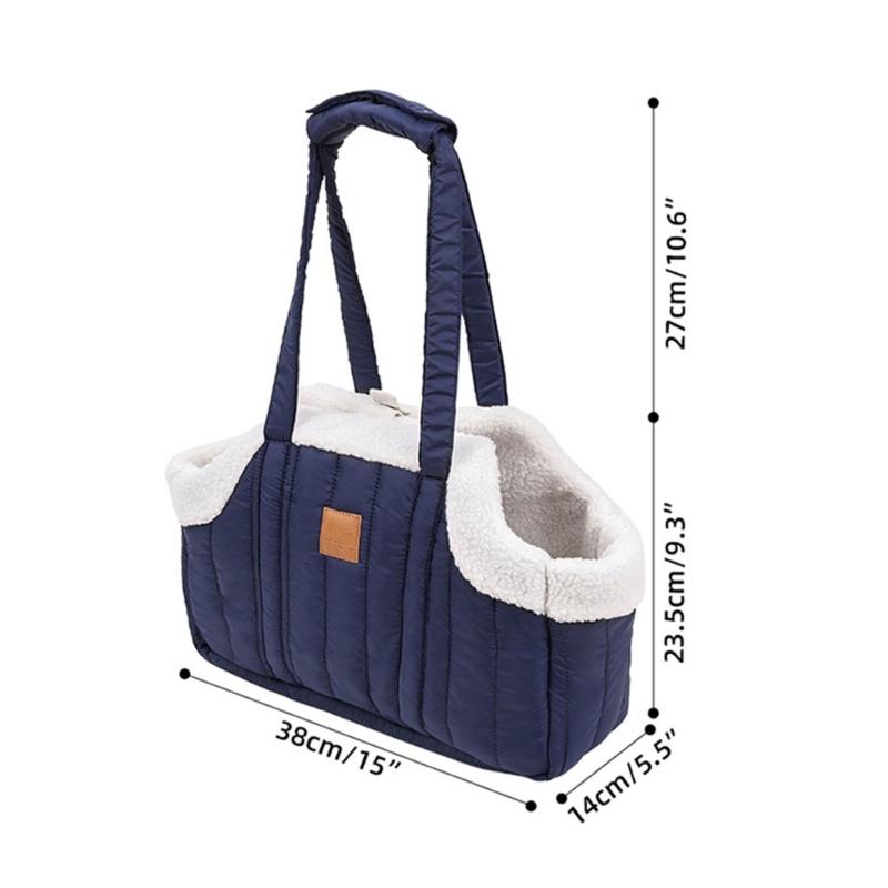 Haustiertragetaschen Handtasche Haustiertasche Ausgehtasche Reise für Welpen Outdoor-Reise Tragbare weiche Schultertasche