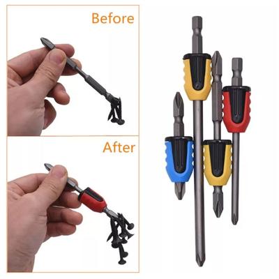 Anello magnetico 2 pezzi Punta per avvitatore elettrico codolo da 6,35 mm Antiruggine