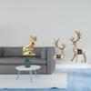 Elegante Tierfigurinen-Kollektion mit Katzen- und Rentierstatuen Dekorationen für den Kaminsims
