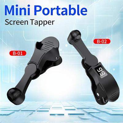 Auto Screen Clicker Device For Smartphone, Adjustable Touch Tapper Tool For Games, Apps, Live Streaming And Repeated Tapping