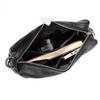 Leather Men's Bag Horizontal Small Crossbody Shoulder Bag, Top Layer Cowhide Trendy Business Casual Portable Shoulder Bag