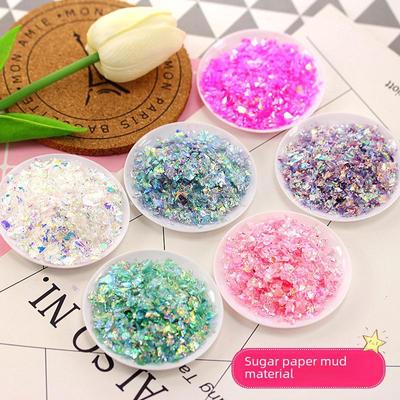13 Colors 20g Crystal Glue Slime Sealer: Candy, Shredded Paper, Shell Paper Decoration DIY Material