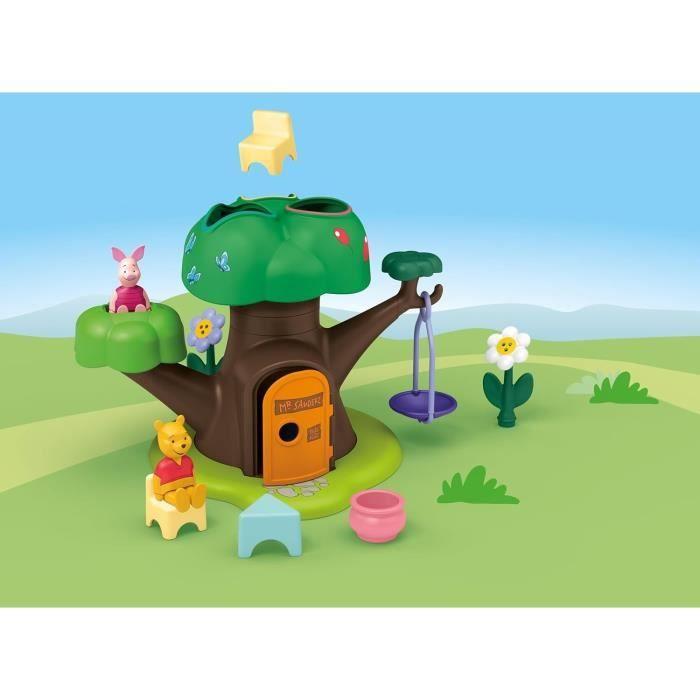 PLAYMOBIL Junior 71693 Winnie l'ourson et Porcinet avec cabane, 17 pieces, Junior &amp; Disney, Des 12 mois