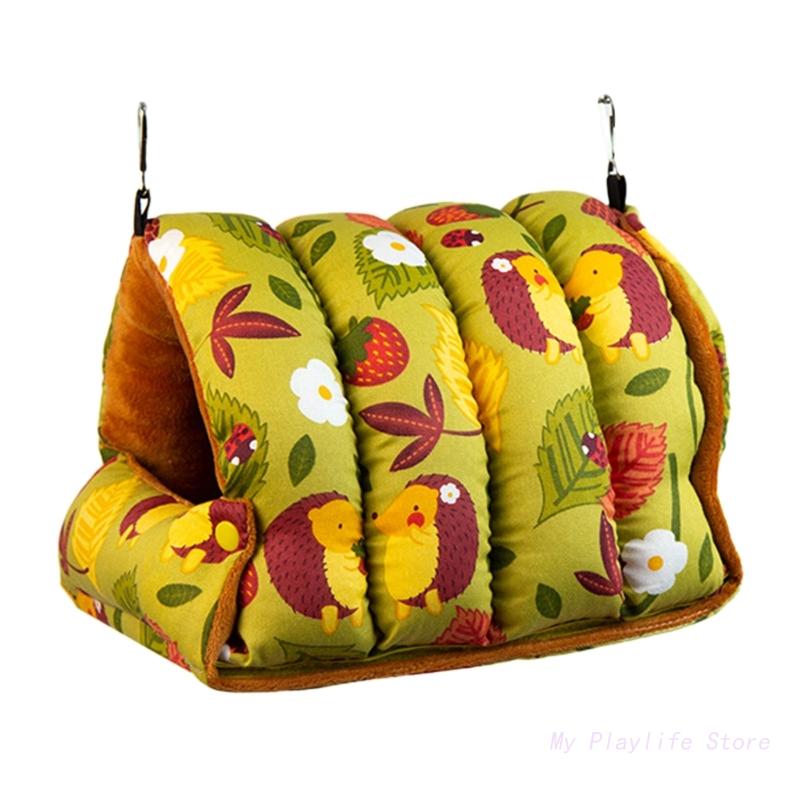 Bird Cage Parrot Nest House Small Pet Hamster Nest Budgies Warm Winter Hammock Cage Tent Bed Hanging Cave Pet Products