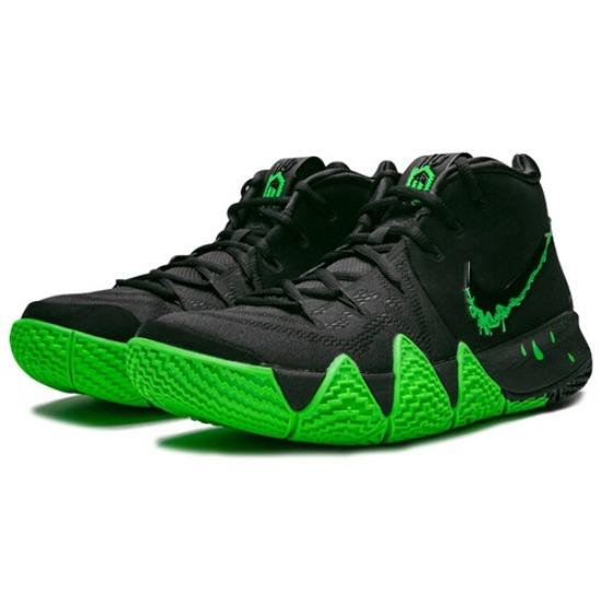 

Nike Kyrie 4 Halloween Slip-resistant Mid Solid Basketball Shoes Mens 943807-012 EU 42 чорний