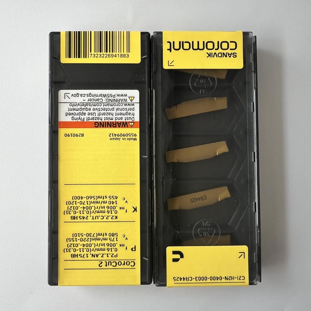 SANDVIK / C2I-H2N-0400-0003-CR 4425 / Original Swedish hard alloy blade 5 Pcs