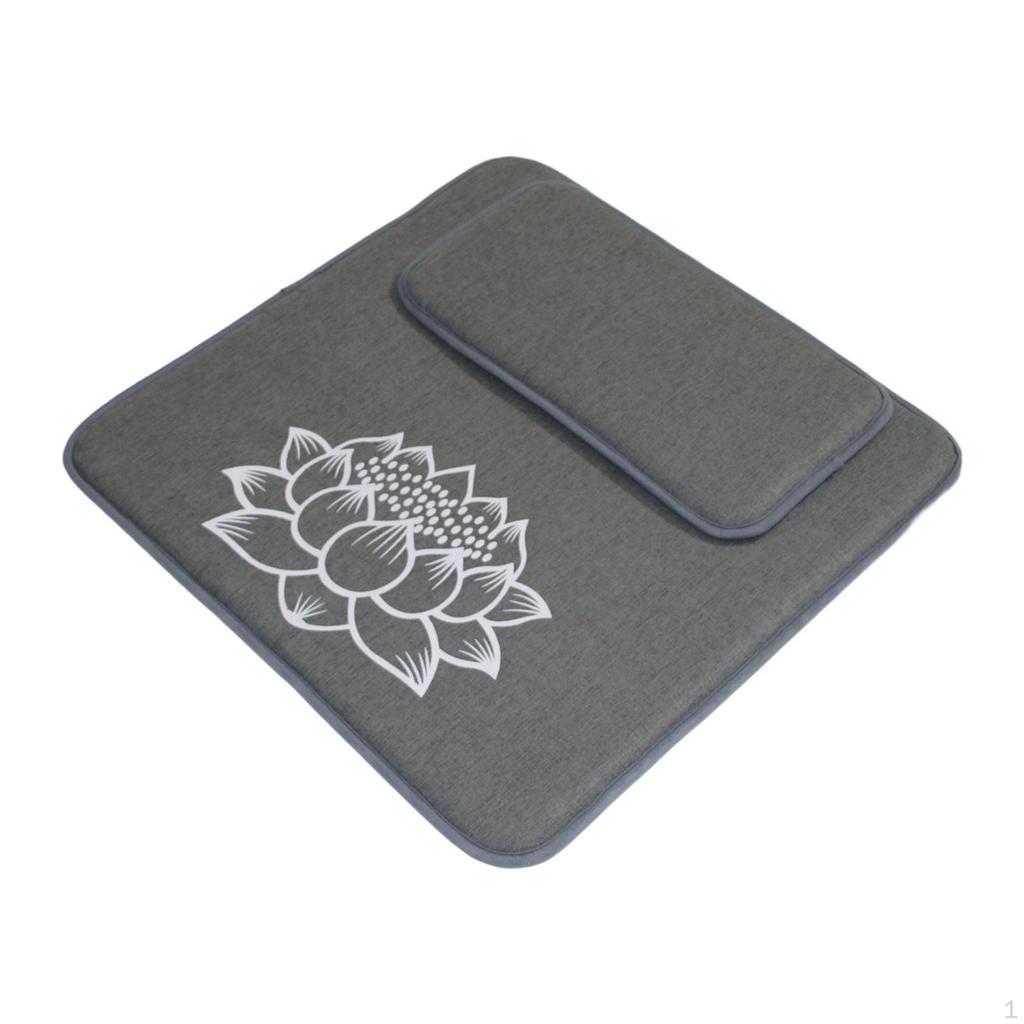 Meditation Cushion Seat Chatting Mat with Floor Pillow Set for Board Games
