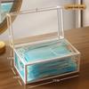 Miflame Glass-Look Desktop Mask Storage Box