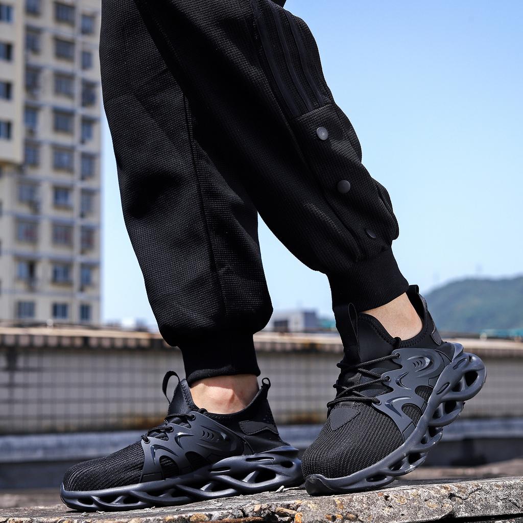 Safety Footwear Men Work Boots Lightweight Cushion Steel Toe Sneakers Puncture-Proof Work Shoes Indestructible Male Shoes