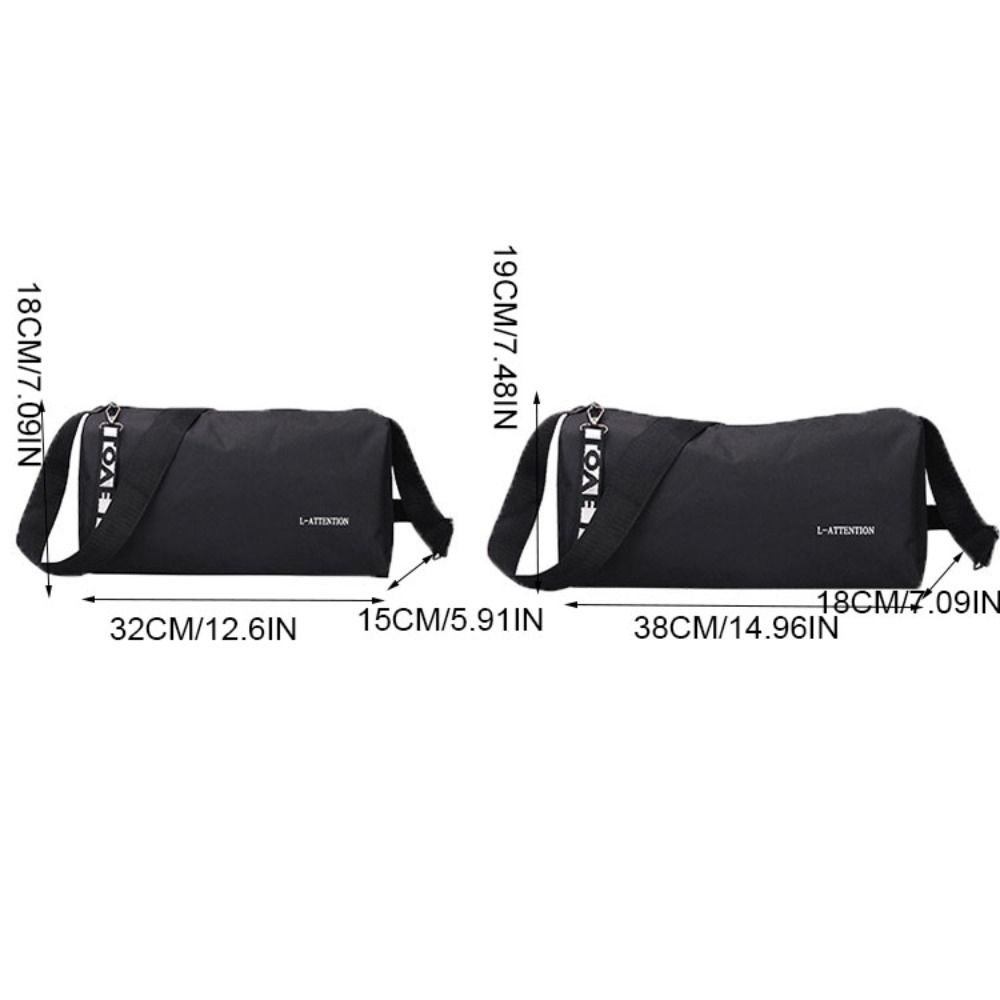 Large-Capacity Gym Fitness Handbag Nylon Sport Gym Bag Fashion Travel Luggage Bag Exercise