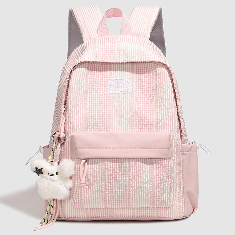 2026 Japanese Cute Girly Double Shoulder Bag - Lightweight, Large Capacity Student Backpack
