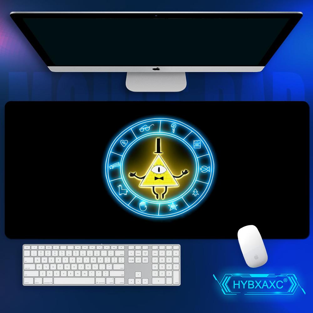 Mousepad 400x900MM Desk Protector Rubber Company Table Pads Carpet Desk Pad Bill Cipher Anime Mouse Pad Gravity Fall Mouse Pad