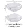 Nordic Style Irregular Glass Fruit Bowl