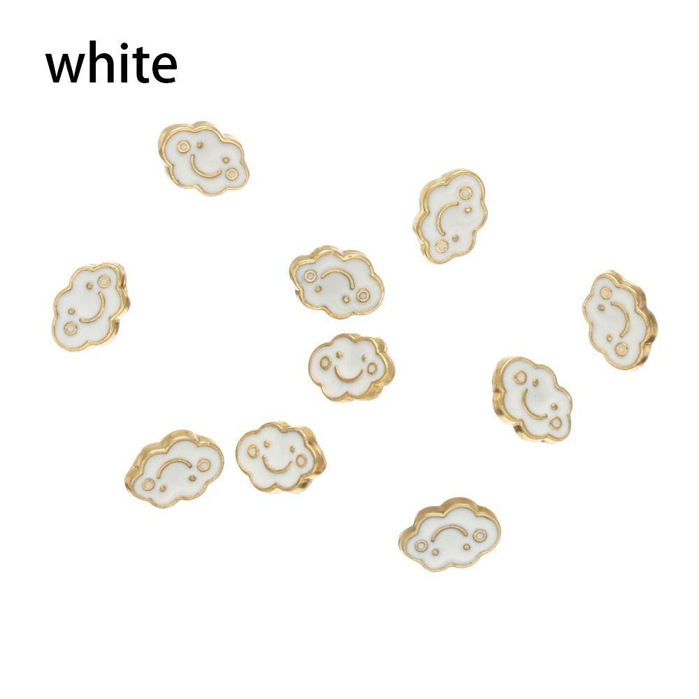 

Handmade Scrapbooking Garment Supplies Sewing Doll Clothing Accessories Cloud Shape Doll Buttons белый