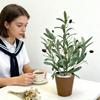 Small Artificial Olive Tree Bonsai, Indoor And Outdoor Olive Tree Decorations