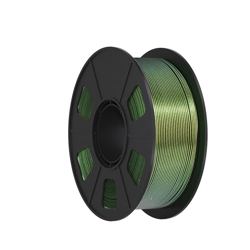 CMYKSUPPLIES 3D Printing Filament Galaxy PLA Compatible with Taz, Creality, Raise3D, Colorful Easy-Print Pearl Filament Galaxy Greenn 1kg