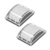 Amon Multirrefletor (Prata) Aproximadamente 45mm x 35mm Espessura Aproximadamente 15mm