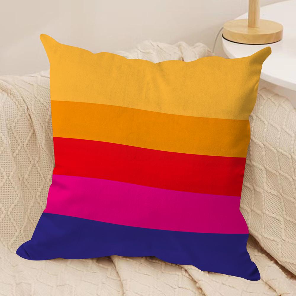 PPaulaner Spezi Logo Cushion Cover Silky Short Plush DoubleSided Printed Pillow Case for Sofa All Seasons Home Decor Gift