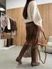 2025 European & American Style Lace Patchwork Midi Skirt – Sexy Solid Color Bodycon Skirt for Women