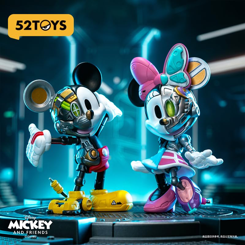 52TOYS BLINDBOX Mickey and Friends Cyborg Series 6-Piece Box