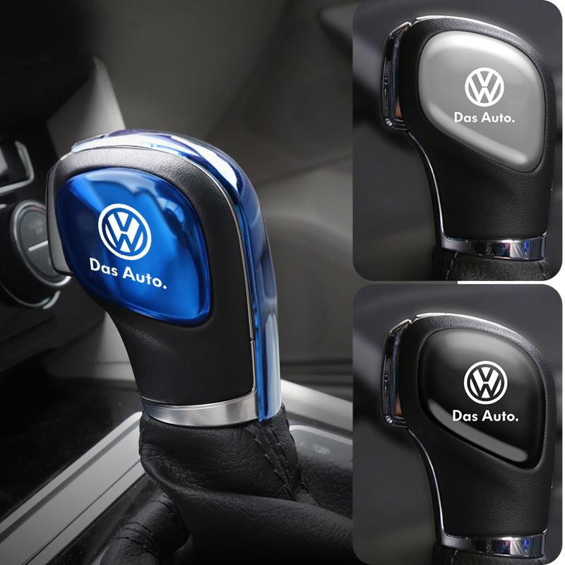 Stainless Steel Car Gear Shift Knob Side Cover Trim Sticker for Volkswagen VW GTI Polo Golf Tiguan Touareg Scirocco CC QT8