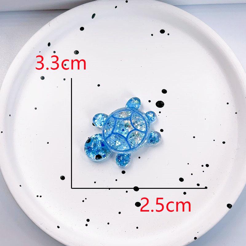 Flashing Resin Luminous Turtle Ornaments - Large & Small DIY Accessories