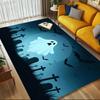 Ghost Bats Crystal Velvet Office Chair Mat Area Rug - Non-Slip, Floor Mat, Office Desk Chair Rugs,Christmas Gift-1106199