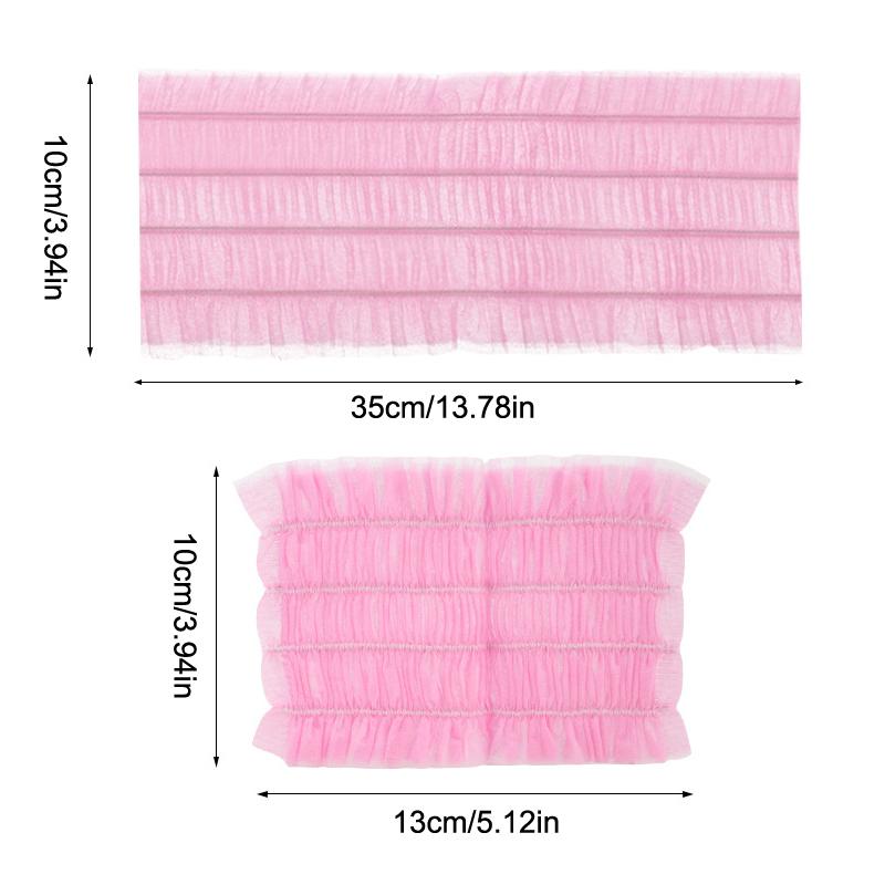 20/50/100Pcs Disposable Spa Headbands Soft Non- Elastic Facial Hair Bands For Sauna, Facial Cleansing, Skincare & Makeup