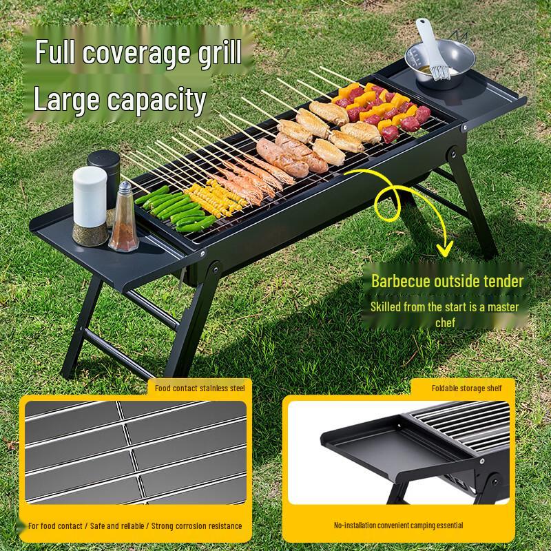 Portable Foldable Charcoal BBQ Grill