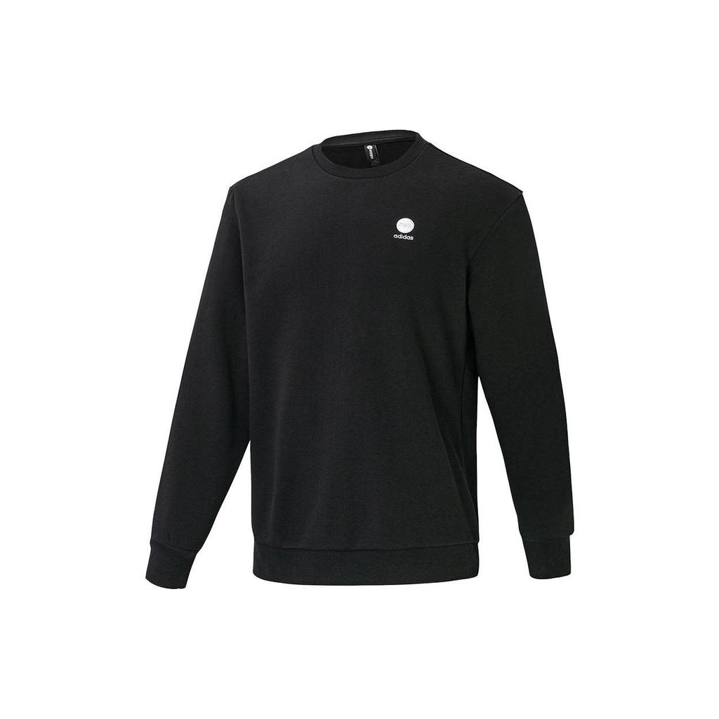 Adidas Толстовка с круглым вырезом Neo с логотипом, топы унисекс, черный IC9246