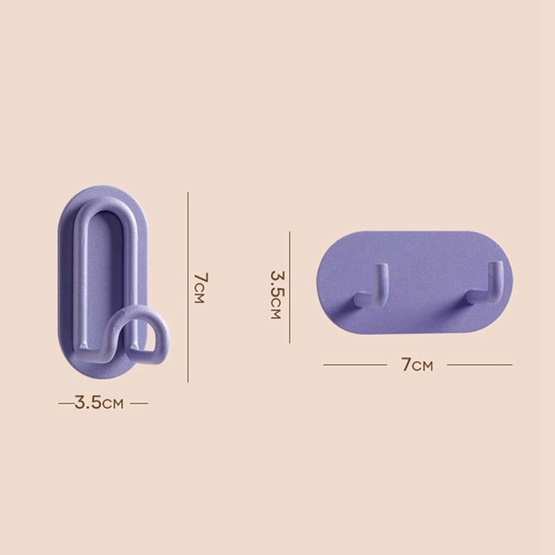 Adhesive Hook Waterproof  for Kitchen Bathroom Office Robe Towel Hook